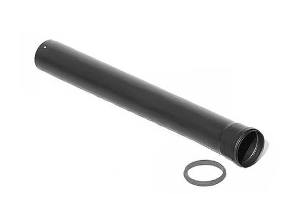 Tubo Negro Mate 80mm-1000mm macho-hembra (Tuberías / Conductos)