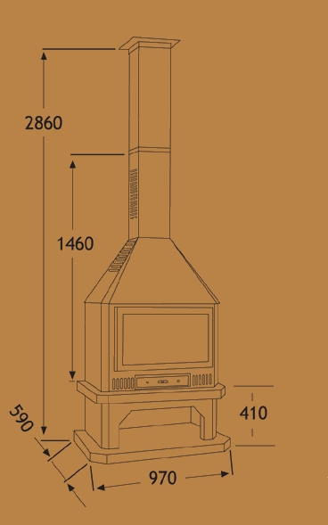 Chimenea Metálica Ref. 281 (TNC) | Desde 2.150,00