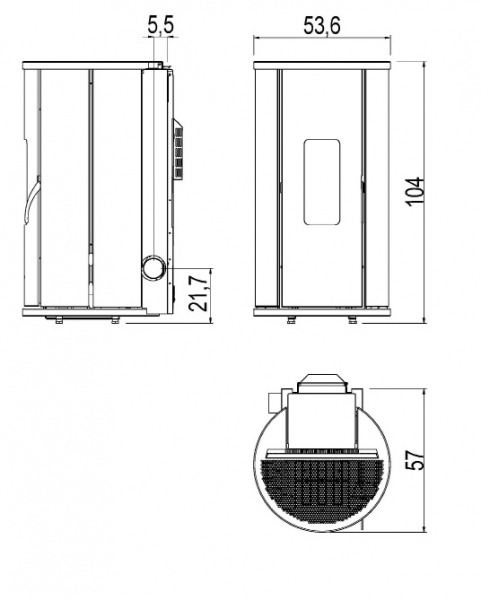 Estufa Pellet SFERA (CADEL)
