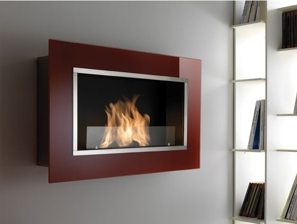 Chimenea a Etanol VIEW con marco de cristal (Horus)