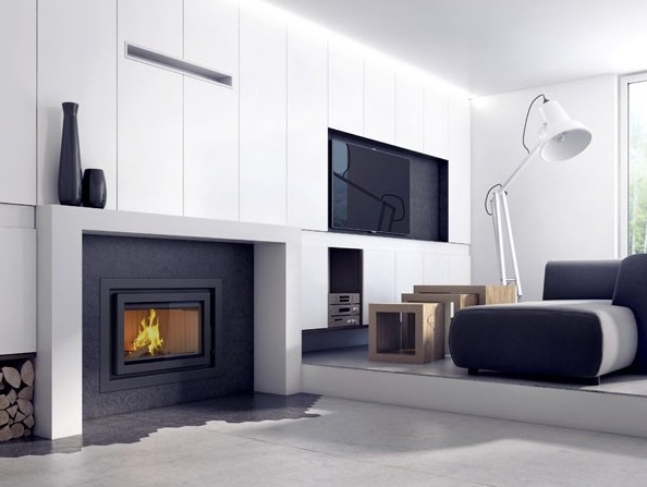 Hogar BASIA 15 kW- PUERTA FRONTAL  (kratki)