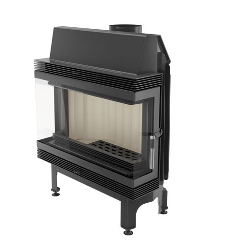 Hogar BLANKA 670/570 12 kW- PUERTA 3 CARAS (kratki)