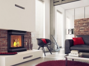 Hogar BLANKA 8 kW - PUERTA FRONTAL Y VISTA 3 CARAS (kratki)