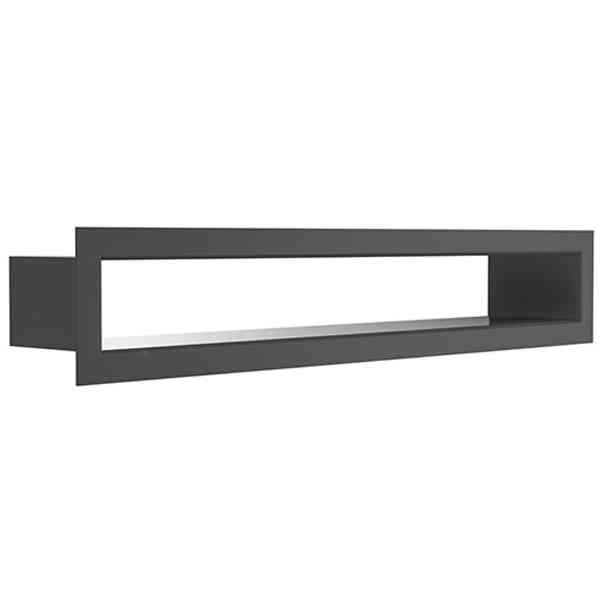 REJILLA APAISADA 40 CM X 6 CM NEGRA (Kratki)