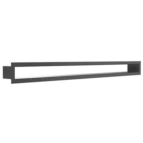 REJILLA APAISADA 80 CM X 6 CM NEGRA (Kratki)