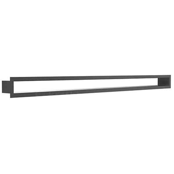 REJILLA APAISADA 100 CM X 6 CM NEGRA (Kratki)